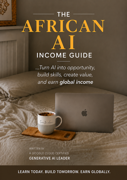 Cover of Make Money With AI in Africa, the no-degree playbook for earning with AI across the continent