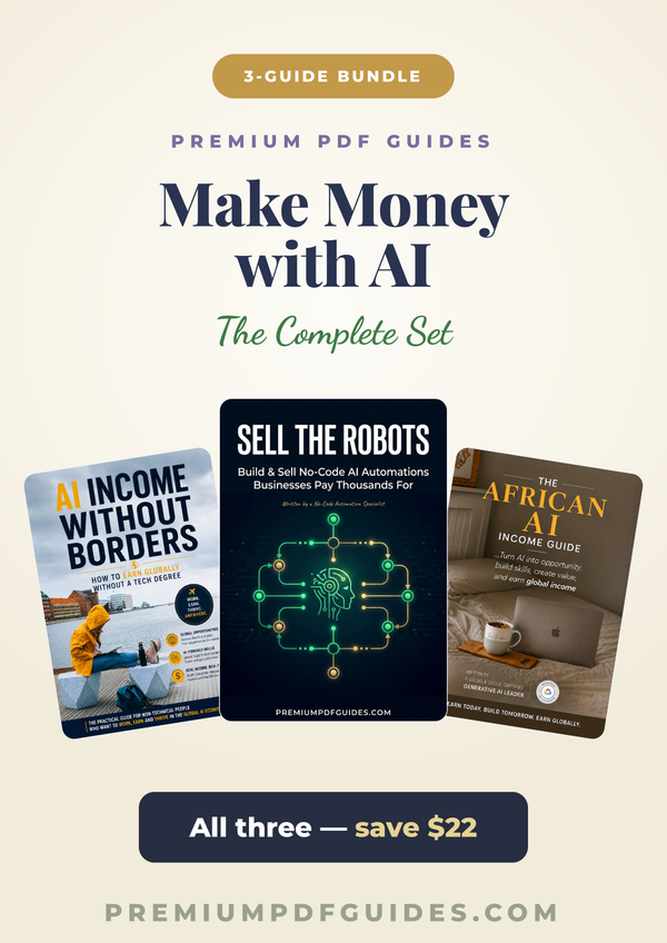 The Make Money With AI Bundle: All 3 Guides in One
