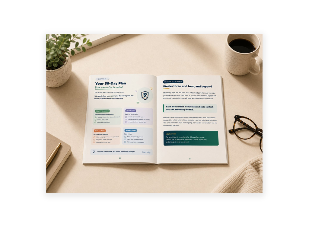 A Parent's Guide to AI & Homework: Helping or Cheating?