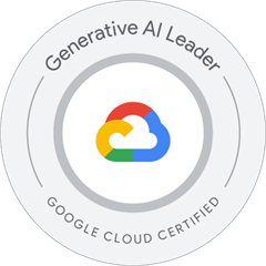 Google Cloud Certified Generative AI Leader badge